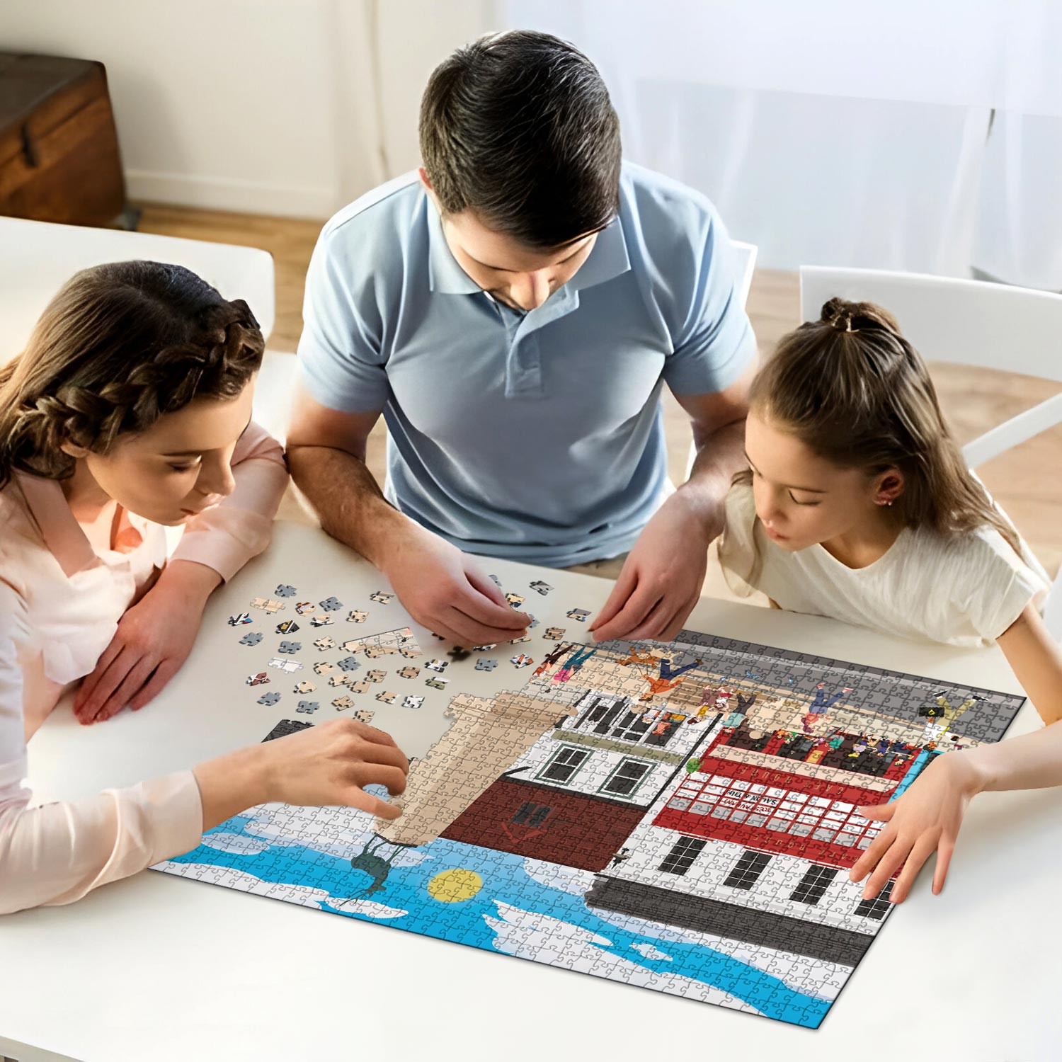 Hertford Parliament Square Puzzle - Bespoke Jigsaw Puzzles - Local Puzzle