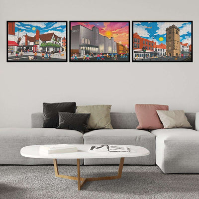 St Albans Town Centre Puzzle - Bespoke Jigsaw Puzzles - Local Puzzle 