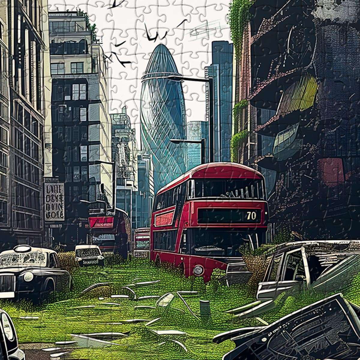 Apocalypse London Puzzle - Bespoke Jigsaw Puzzles - Local Puzzle 