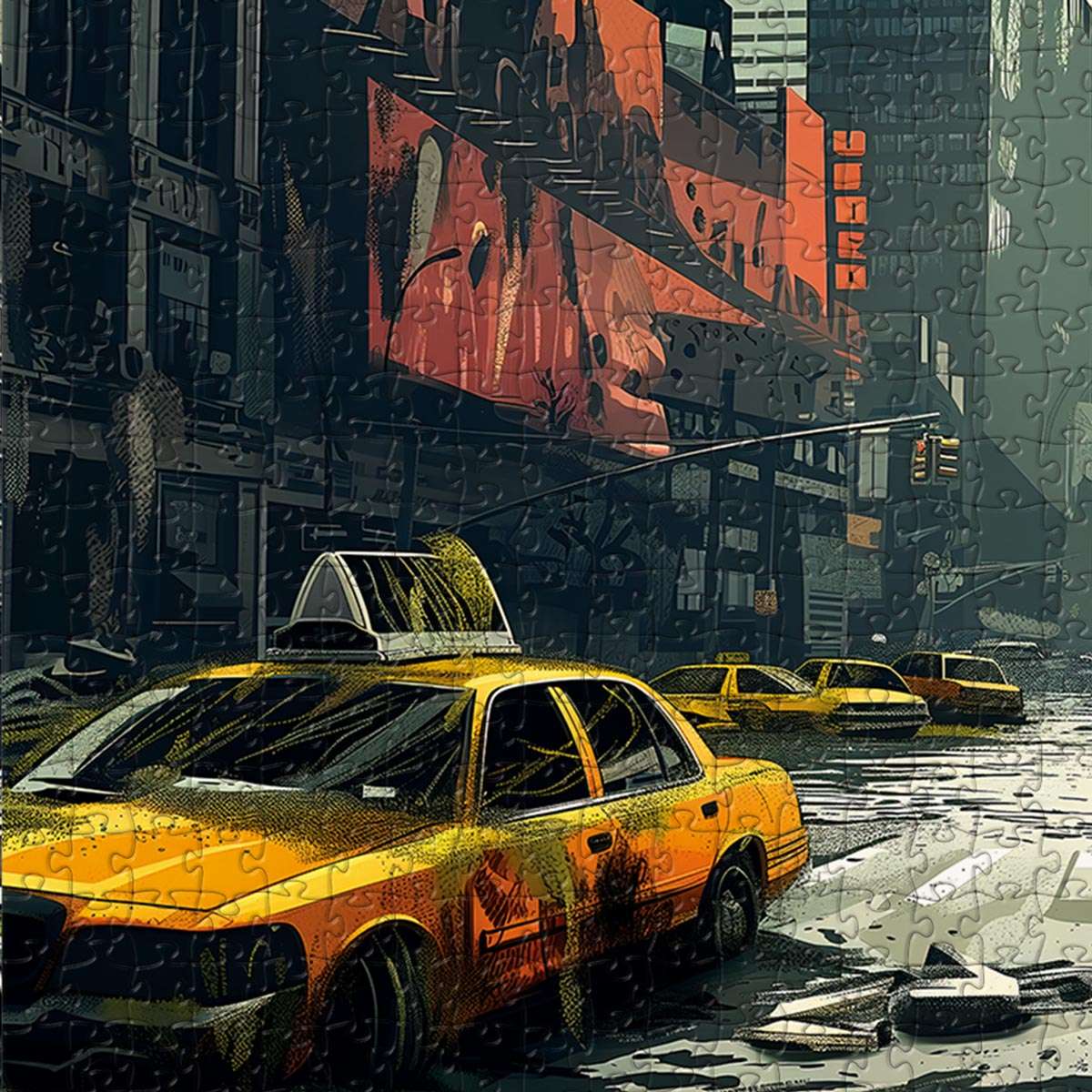 Apocalypse New York Puzzle - Bespoke Jigsaw Puzzles - Local Puzzle 
