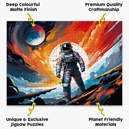 Astronaut Exploration Puzzle - Bespoke Jigsaw Puzzles - Local Puzzle 
