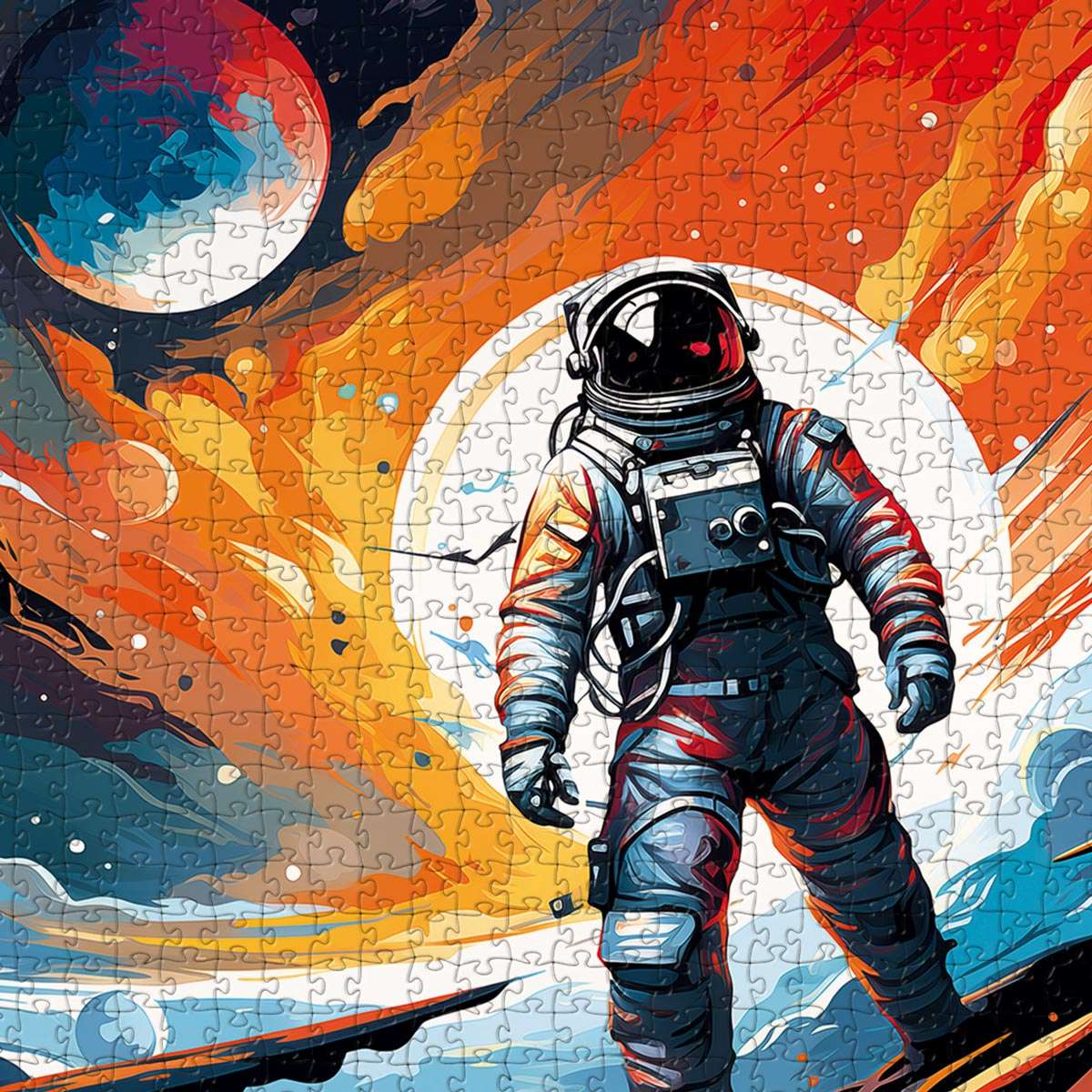 Astronaut Exploration Puzzle - Bespoke Jigsaw Puzzles - Local Puzzle 