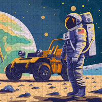 Astronaut Landing Puzzle - Bespoke Jigsaw Puzzles - Local Puzzle 