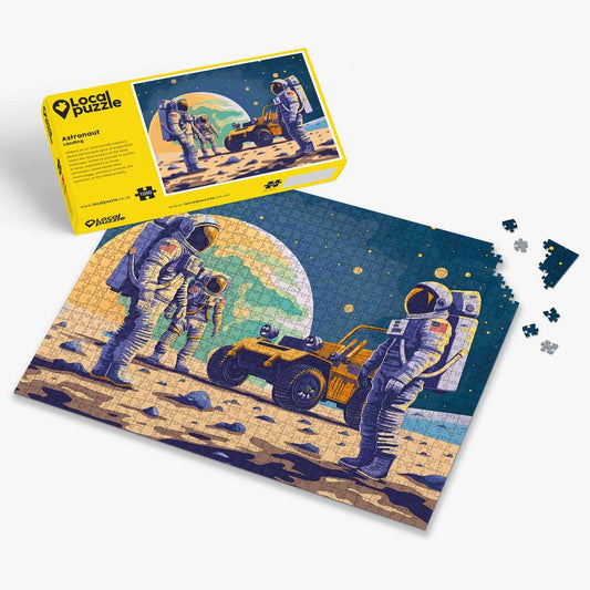 Astronaut Landing Puzzle - Bespoke Jigsaw Puzzles - Local Puzzle 