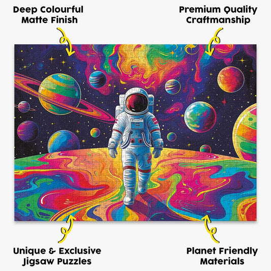 Astronaut Psychedelics Puzzle - Bespoke Jigsaw Puzzles - Local Puzzle 