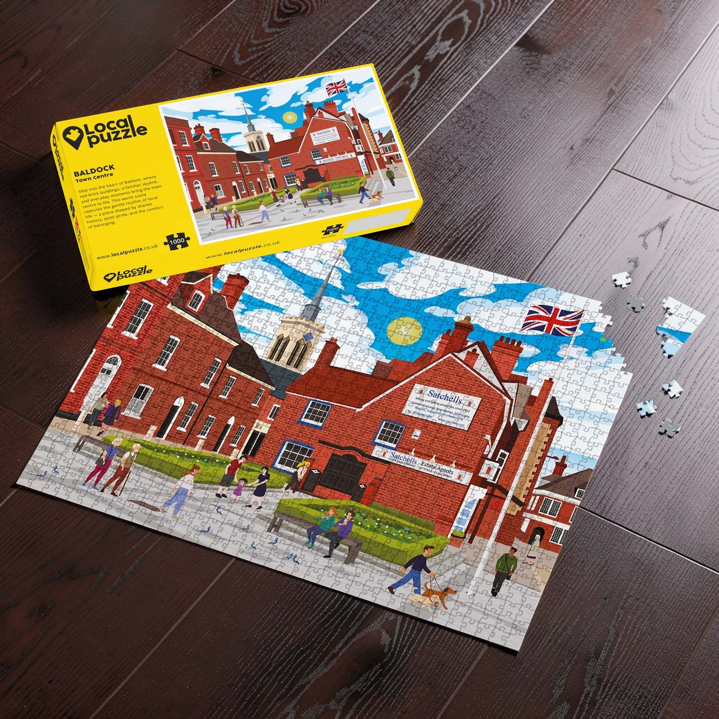 Baldock Town Centre Puzzle (1000 pcs)