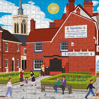 Baldock Town Centre Puzzle - Bespoke Jigsaw Puzzles - Local Puzzle 