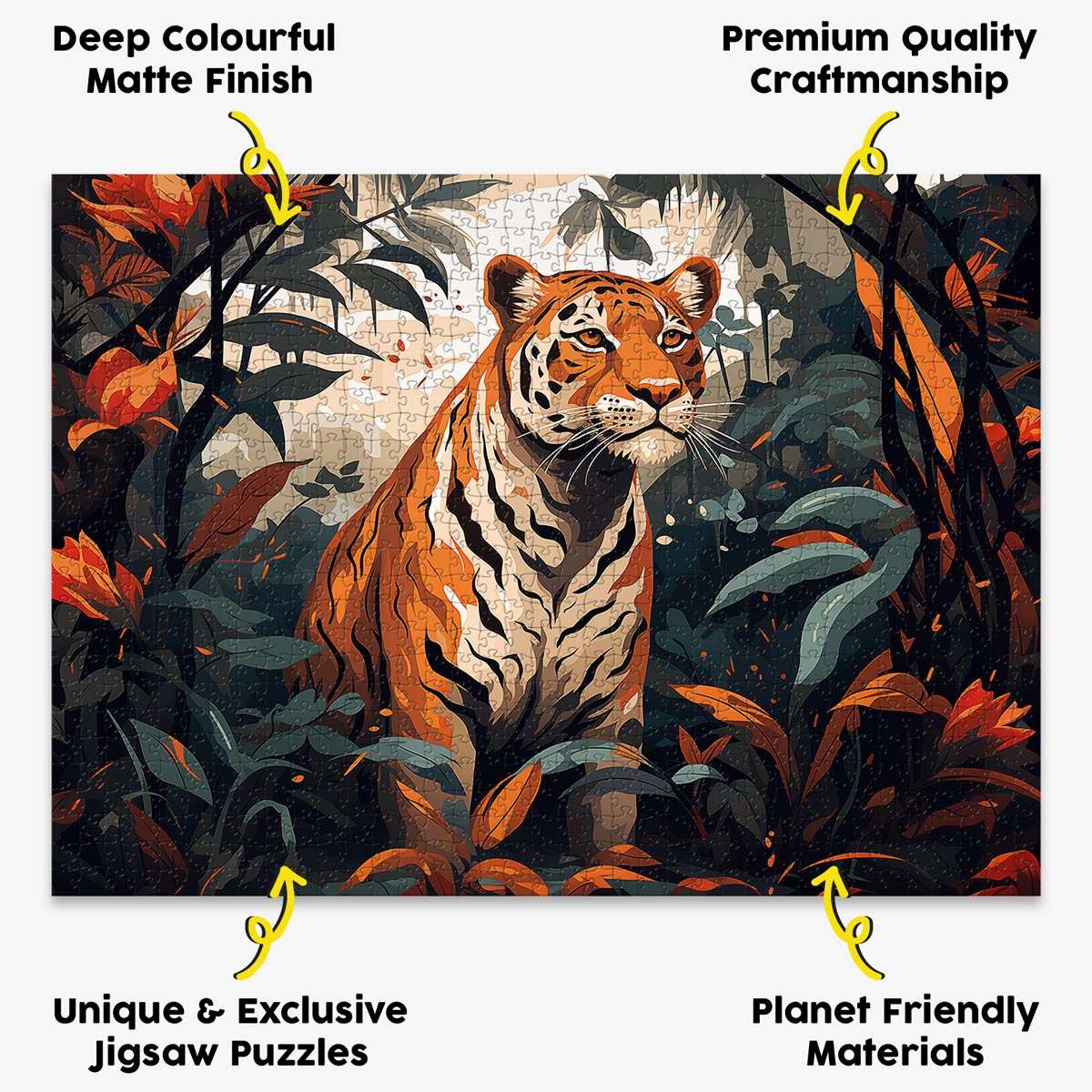 Bengal Tiger Puzzle - Bespoke Jigsaw Puzzles - Local Puzzle 