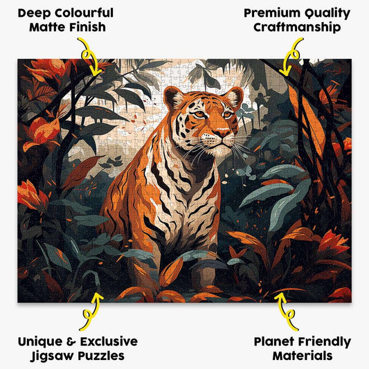 Bengal Tiger Puzzle - Bespoke Jigsaw Puzzles - Local Puzzle 
