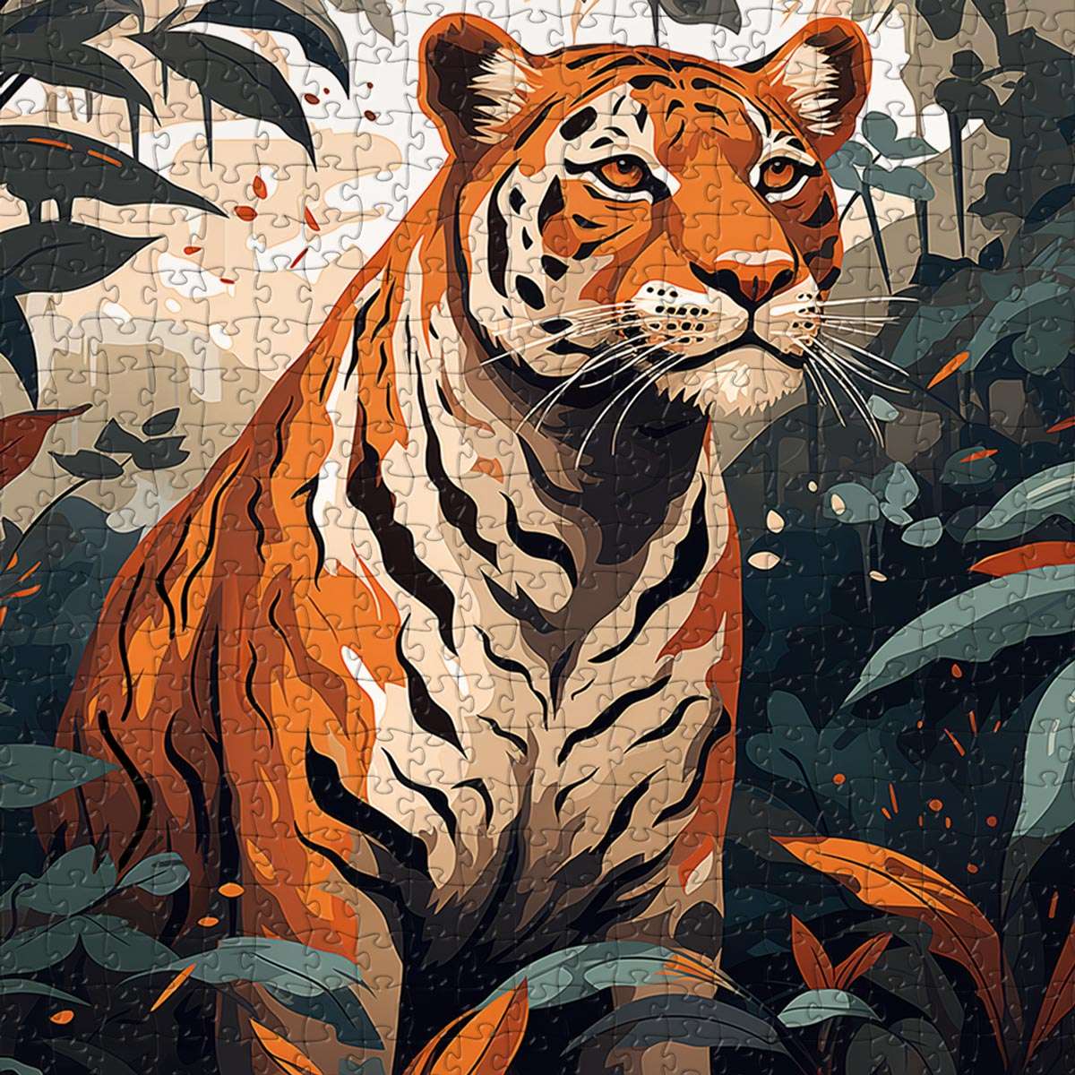 Bengal Tiger Puzzle - Bespoke Jigsaw Puzzles - Local Puzzle 