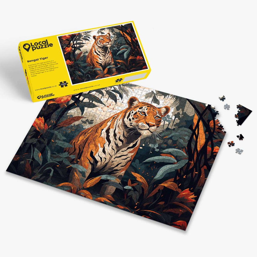 Bengal Tiger Puzzle - Bespoke Jigsaw Puzzles - Local Puzzle 