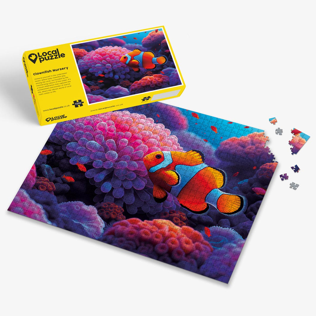 Clownfish Nursery Puzzle - Bespoke Jigsaw Puzzles - Local Puzzle 