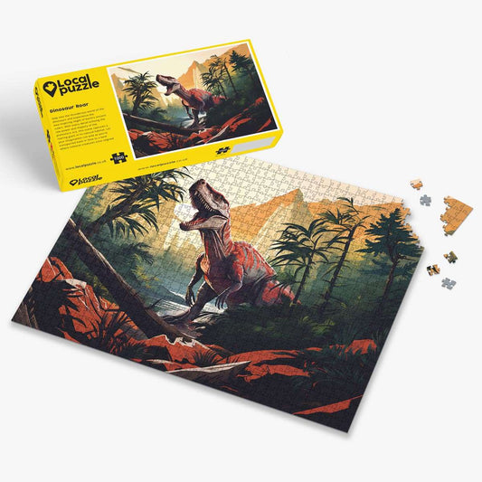 Dinosaur Roar Puzzle - Bespoke Jigsaw Puzzles - Local Puzzle 