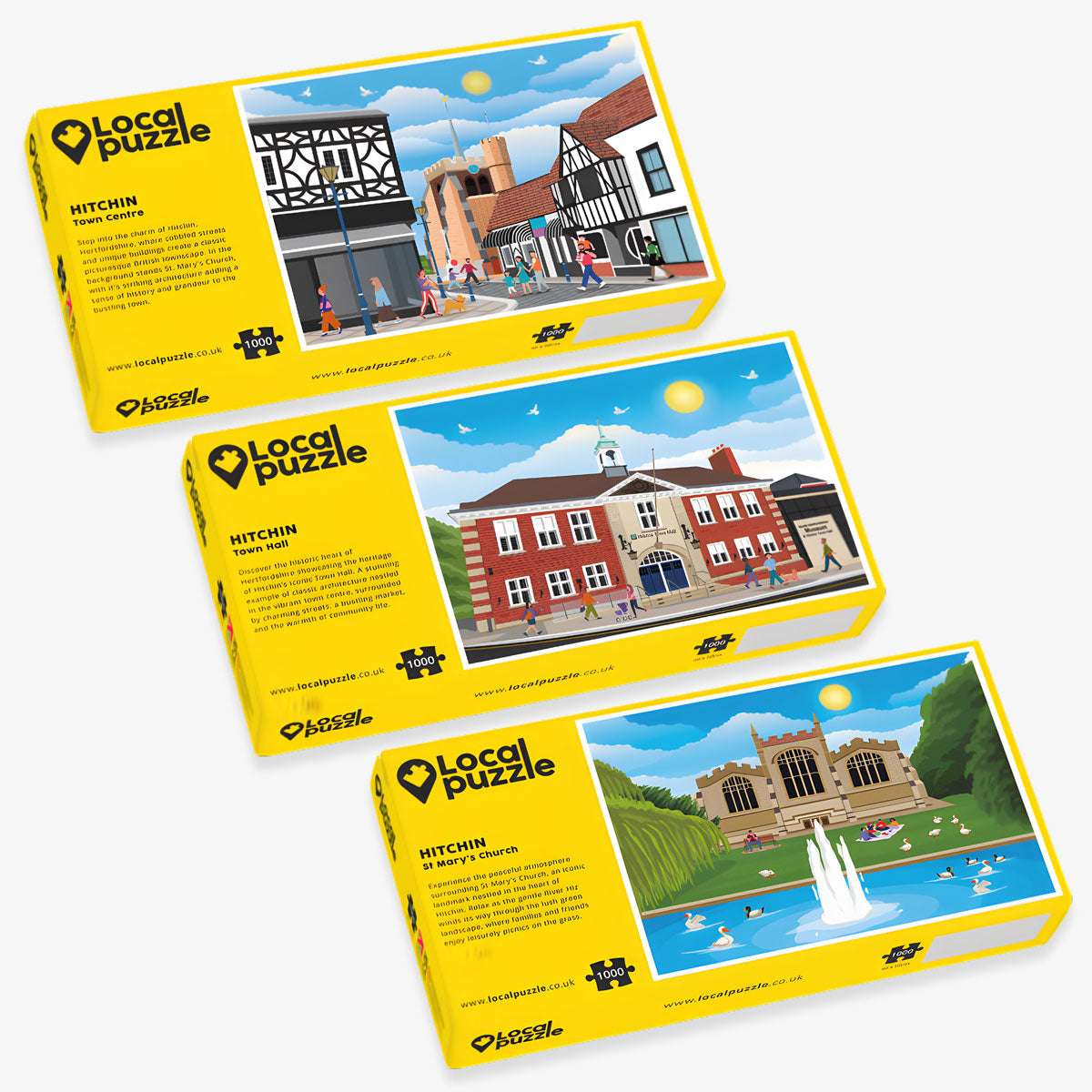 Hitchin Town Hall Puzzle - Bespoke Jigsaw Puzzles - Local Puzzle 