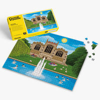 Hitchin St Mary's Church Puzzle (1000 pcs) - Bespoke Jigsaw Puzzles - Local Puzzle 