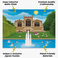 Hitchin St Mary's Church Puzzle - Bespoke Jigsaw Puzzles - Local Puzzle 