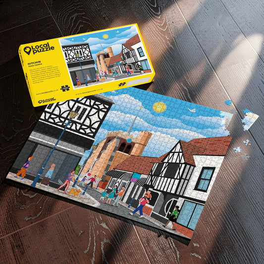 Hitchin Town Centre Puzzle (1000 pcs)