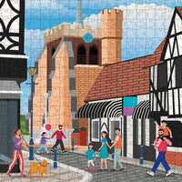 Hitchin Town Centre Puzzle - Bespoke Jigsaw Puzzles - Local Puzzle 