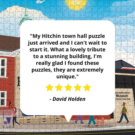 Hitchin Town Hall Puzzle - Bespoke Jigsaw Puzzles - Local Puzzle 