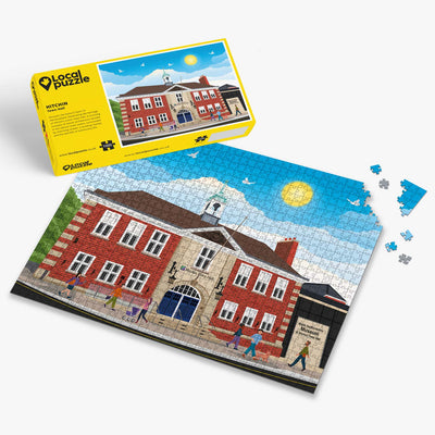 Hitchin Town Hall Puzzle (1000 pcs) - Bespoke Jigsaw Puzzles - Local Puzzle 