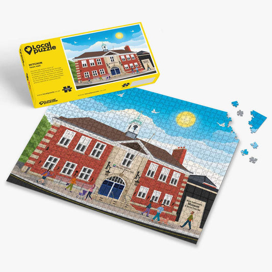 Hitchin Town Hall Puzzle - Bespoke Jigsaw Puzzles - Local Puzzle 