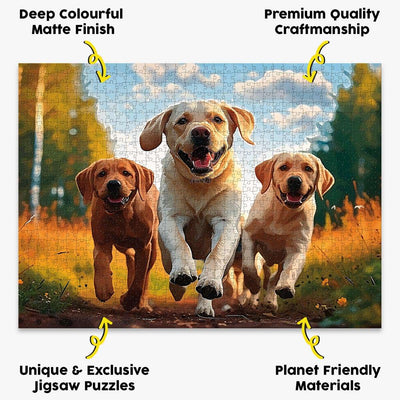 Labrador Adventure Puzzle - Bespoke Jigsaw Puzzles - Local Puzzle 