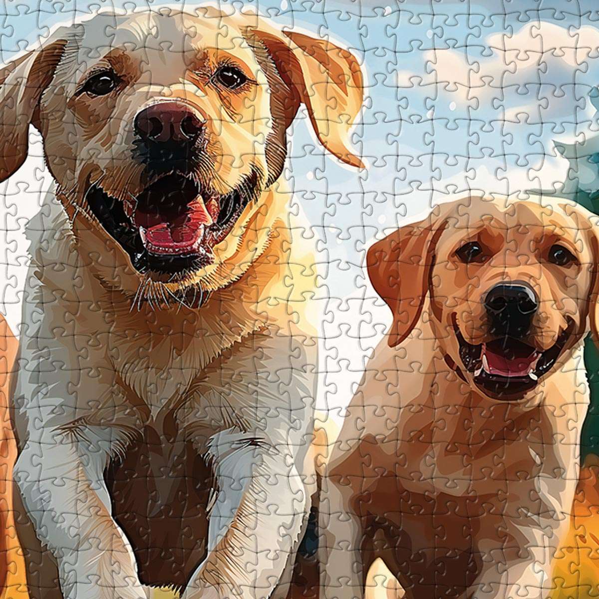Labrador Adventure Puzzle - Bespoke Jigsaw Puzzles - Local Puzzle 