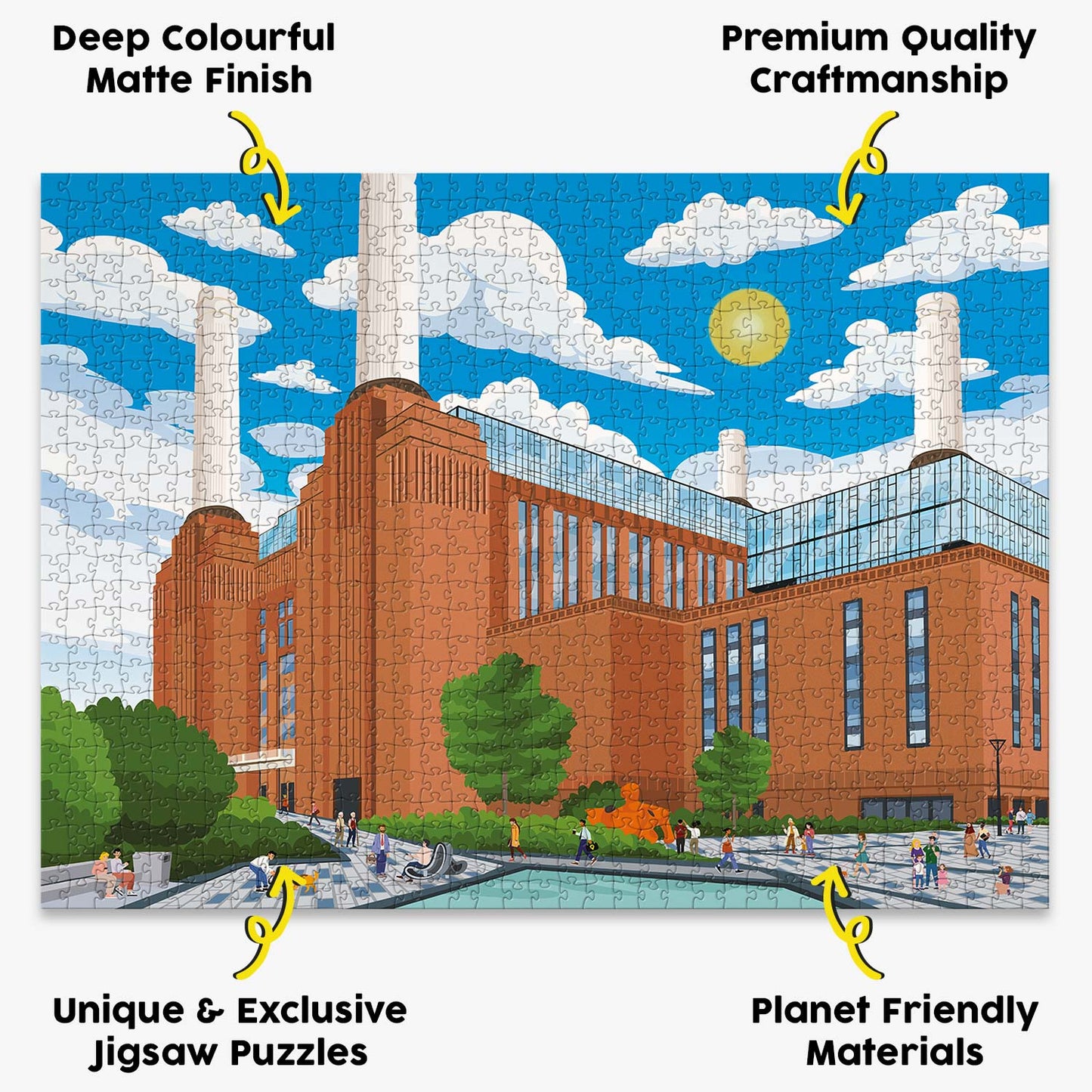 London Battersea Power Station Puzzle (1000 pcs)