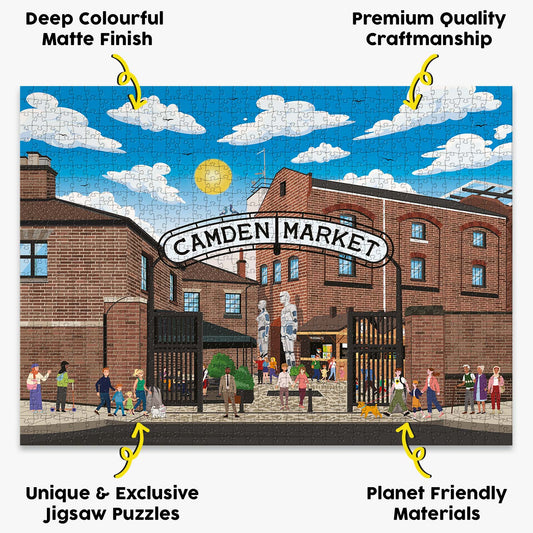 London Camden Market Puzzle (1000 pcs)