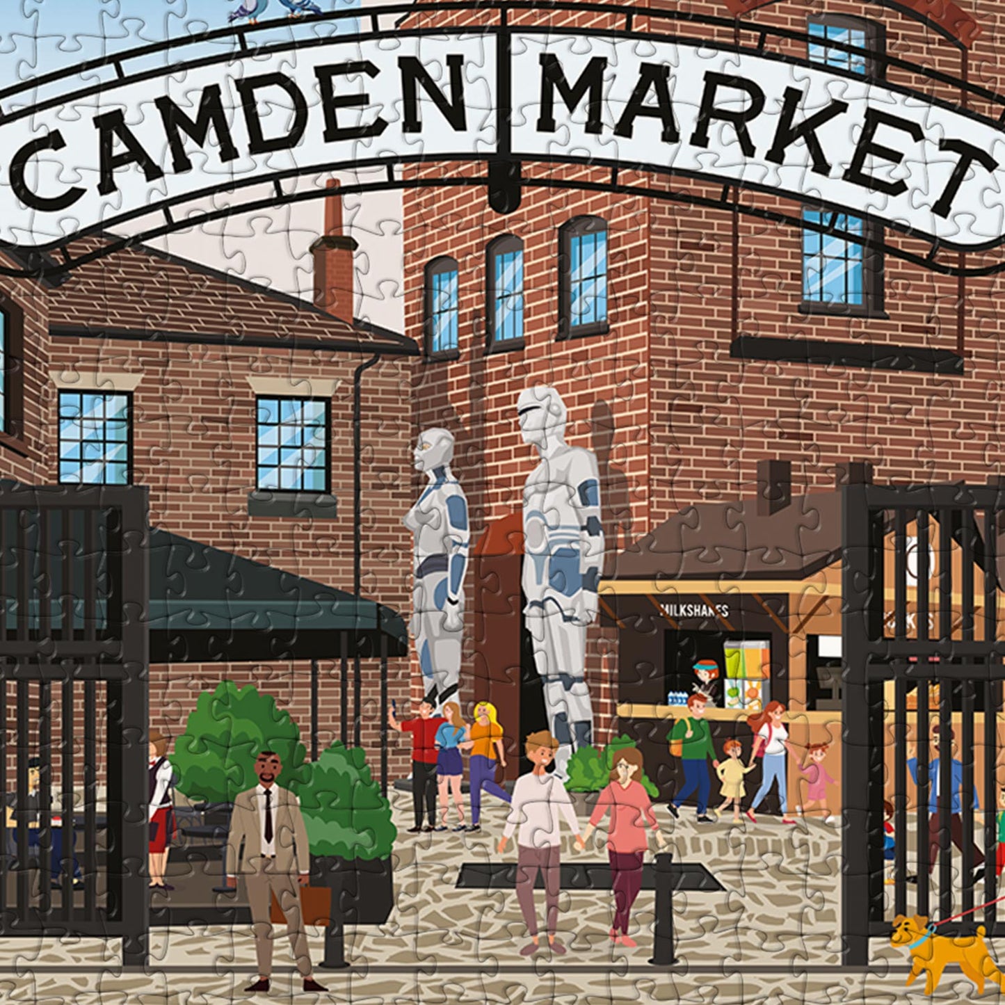 London Camden Market Puzzle (1000 pcs)