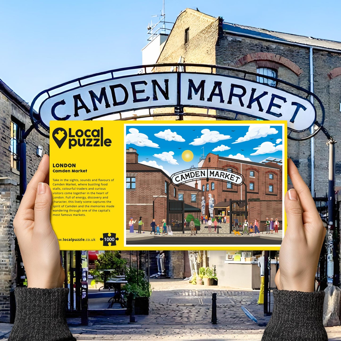 London Camden Market Puzzle (1000 pcs)