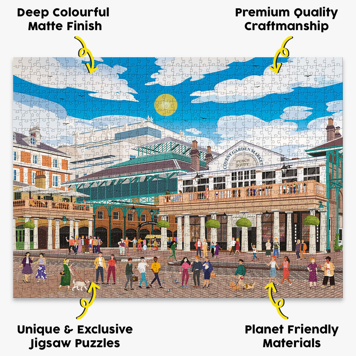 London Covent Garden Piazza Puzzle (1000 pcs)