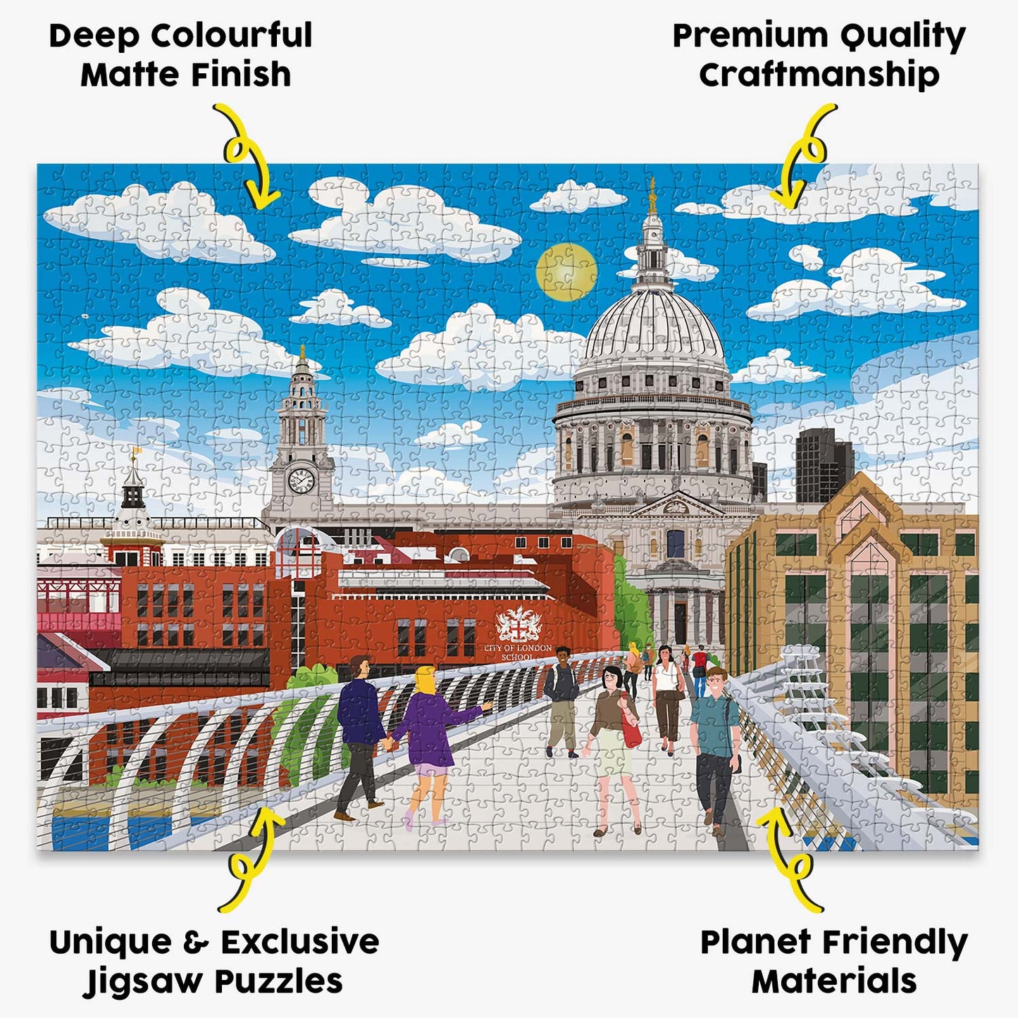 London Millennium Bridge Puzzle (1000 pcs)