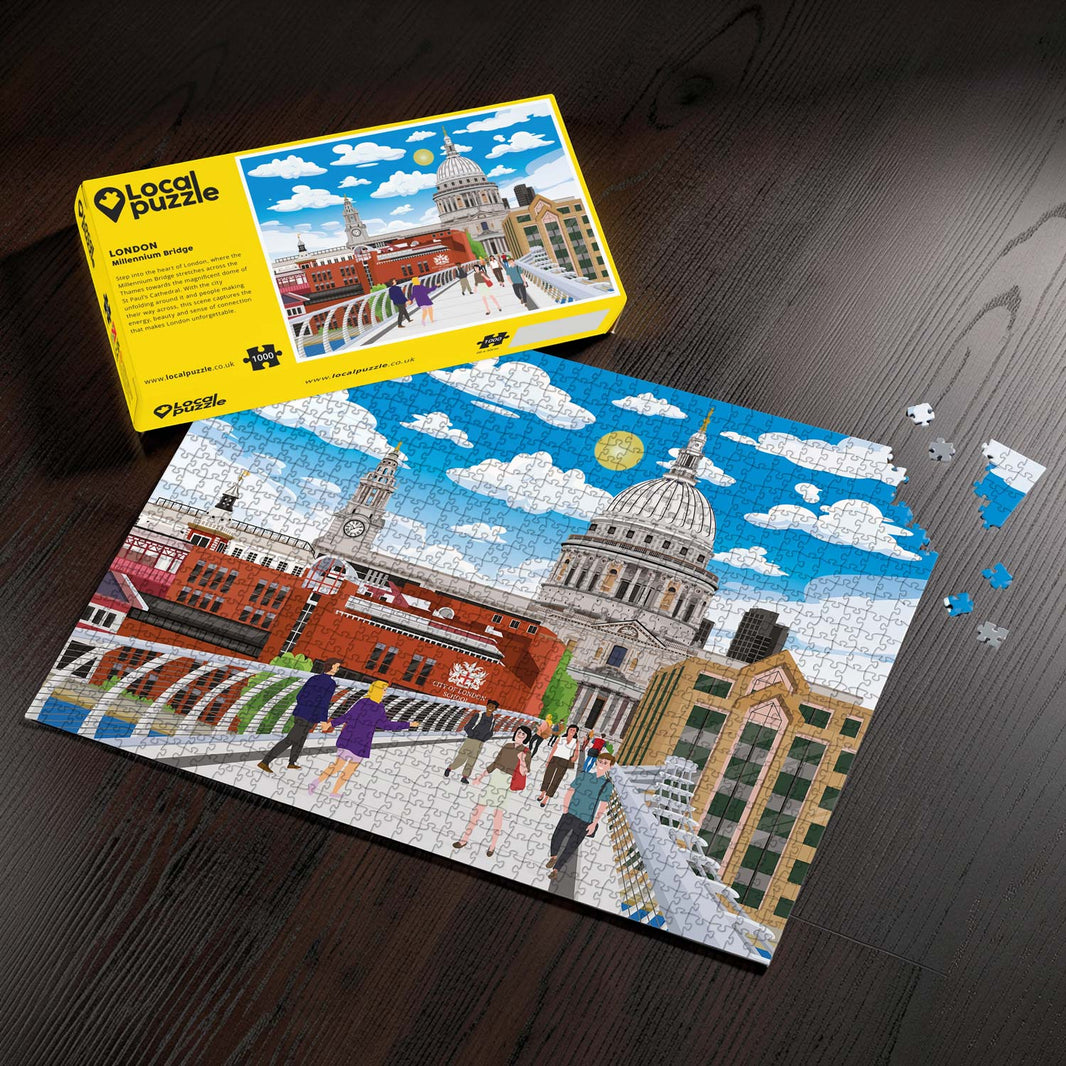 London Millennium Bridge Puzzle (1000 pcs)
