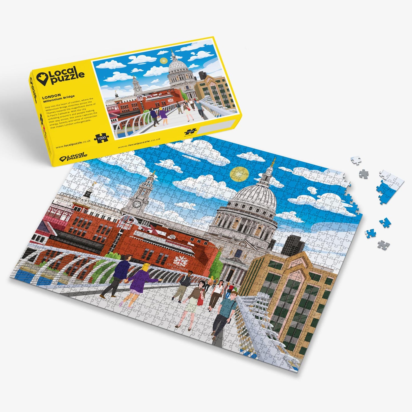 London Millennium Bridge Puzzle (1000 pcs)