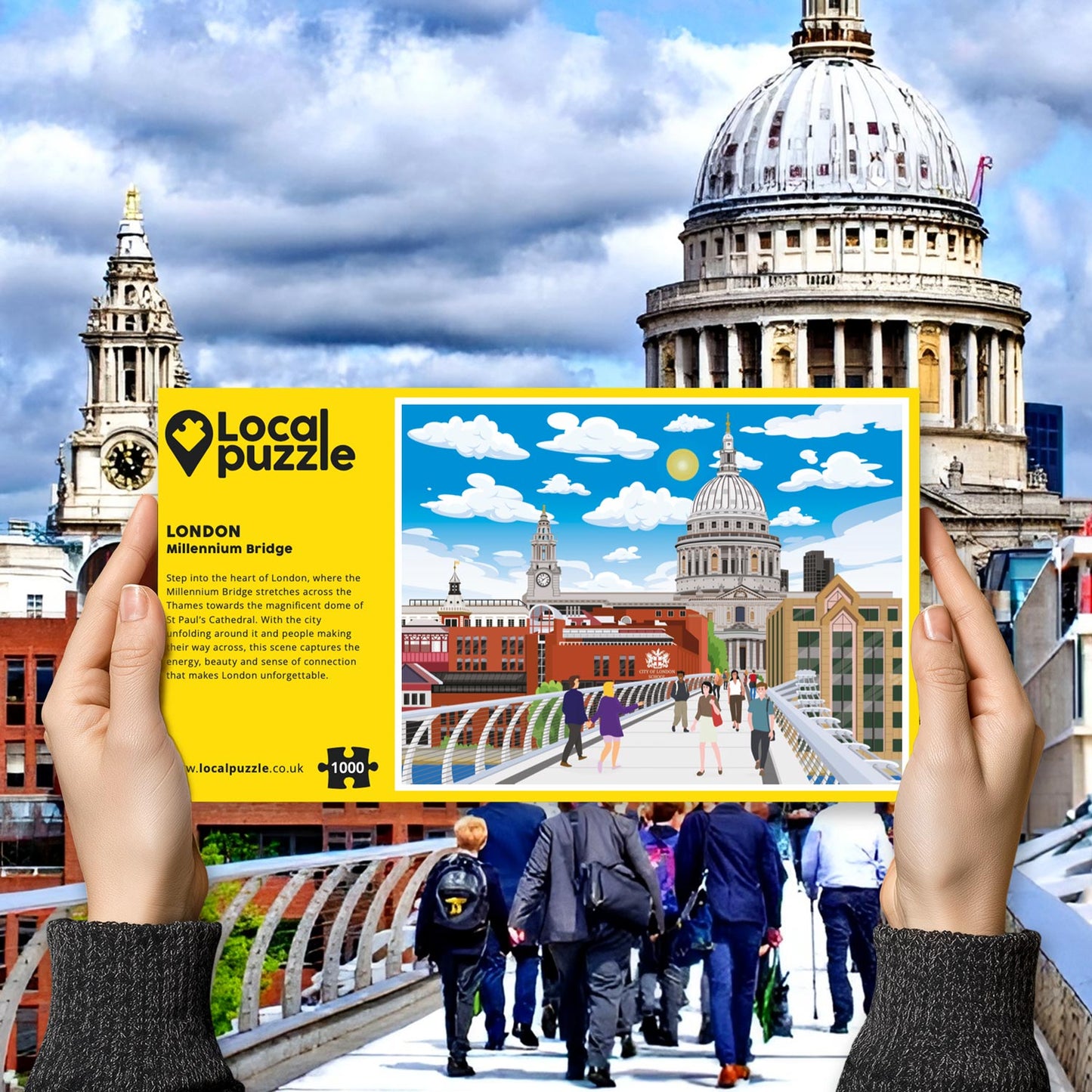 London Millennium Bridge Puzzle (1000 pcs)
