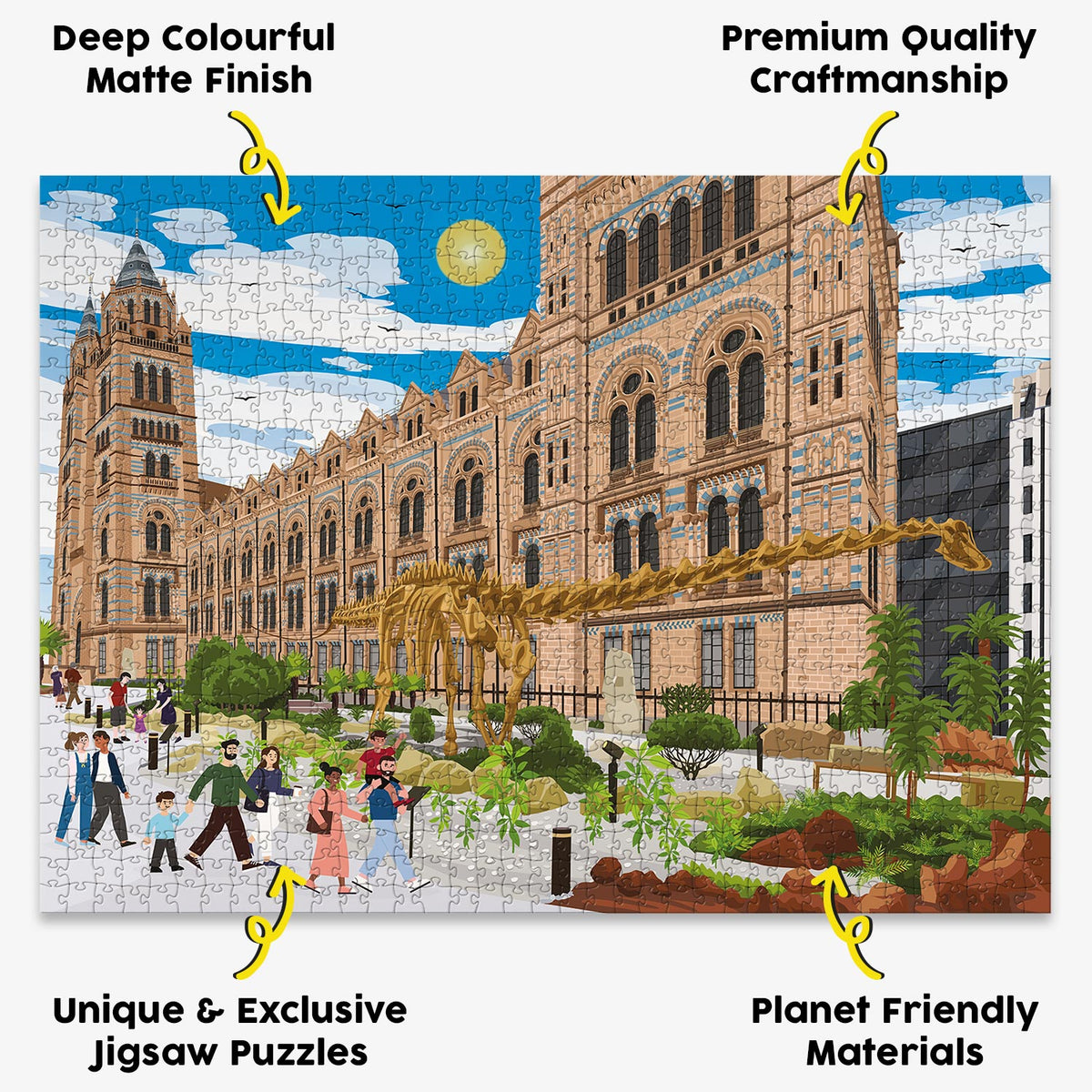 London Natural History Museum Puzzle (1000 pcs)