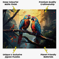 Parrot Partners Puzzle - Bespoke Jigsaw Puzzles - Local Puzzle 
