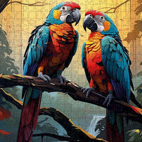 Parrot Partners Puzzle - Bespoke Jigsaw Puzzles - Local Puzzle 