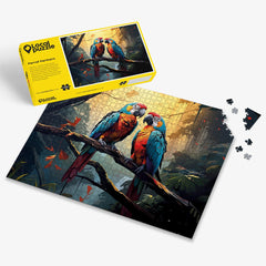 Parrot Partners Puzzle - Bespoke Jigsaw Puzzles - Local Puzzle 