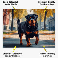 Rottweiler Adventure Puzzle - Bespoke Jigsaw Puzzles - Local Puzzle 