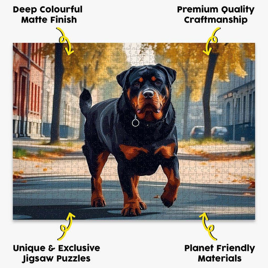 Rottweiler Adventure Puzzle - Bespoke Jigsaw Puzzles - Local Puzzle 