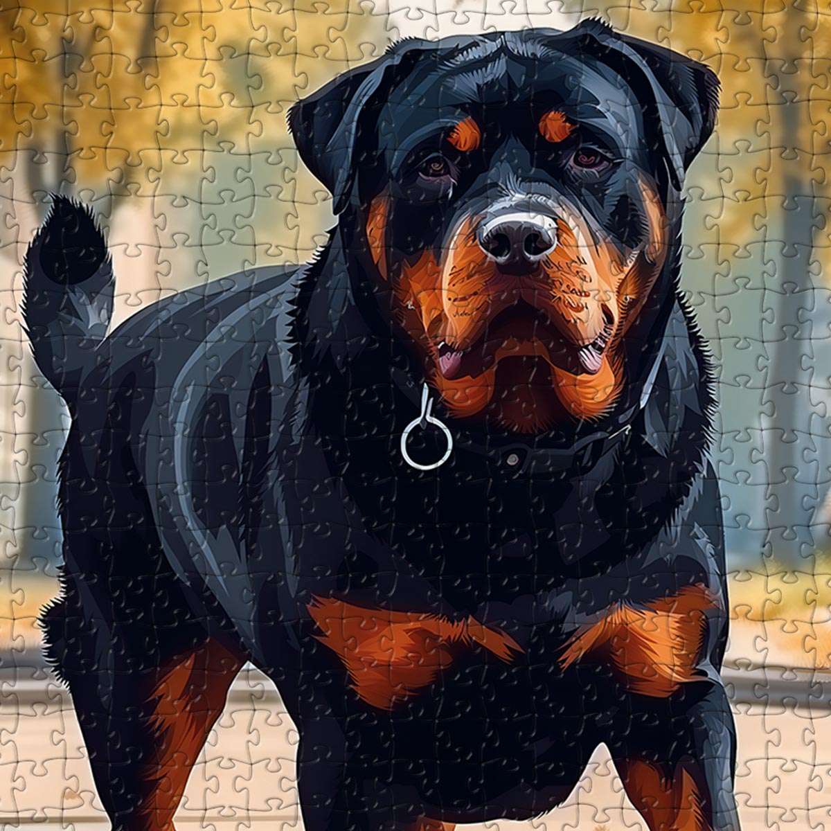 Rottweiler Adventure Puzzle - Bespoke Jigsaw Puzzles - Local Puzzle 