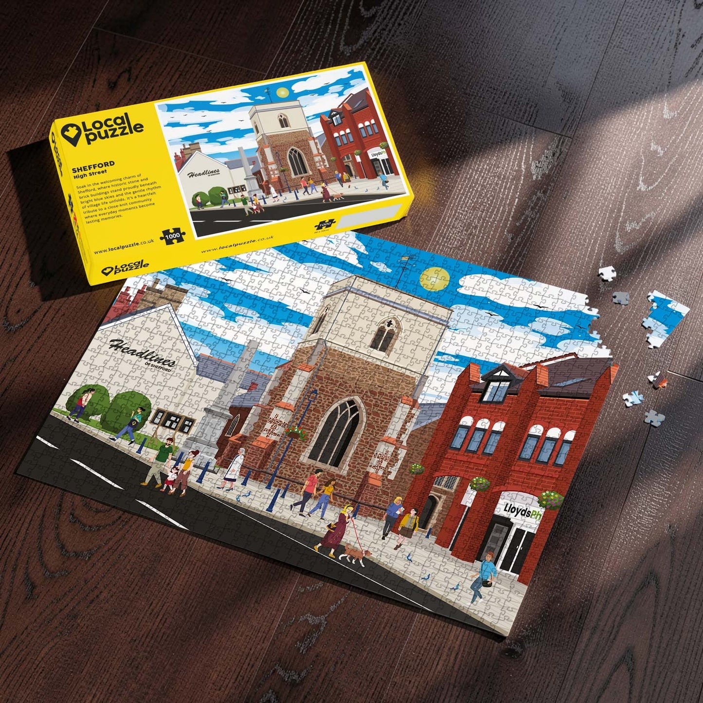 Shefford High Street Puzzle (1000 pcs)