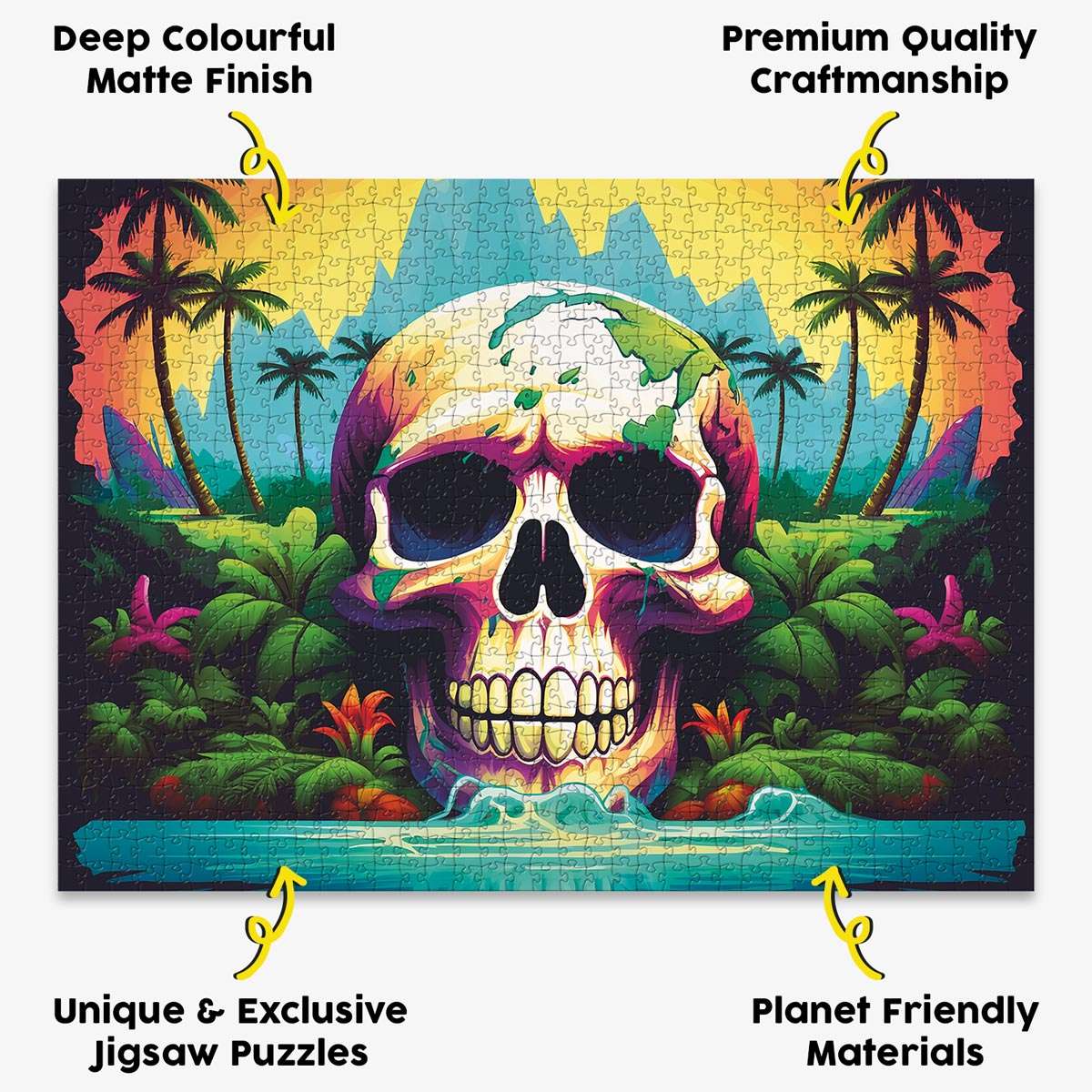 Skull Island Puzzle - Bespoke Jigsaw Puzzles - Local Puzzle 