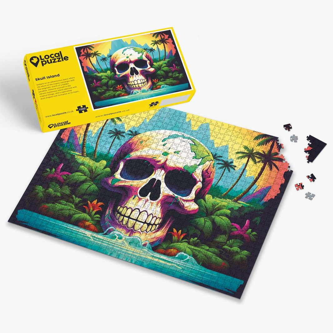 Skull Island Puzzle - Bespoke Jigsaw Puzzles - Local Puzzle 