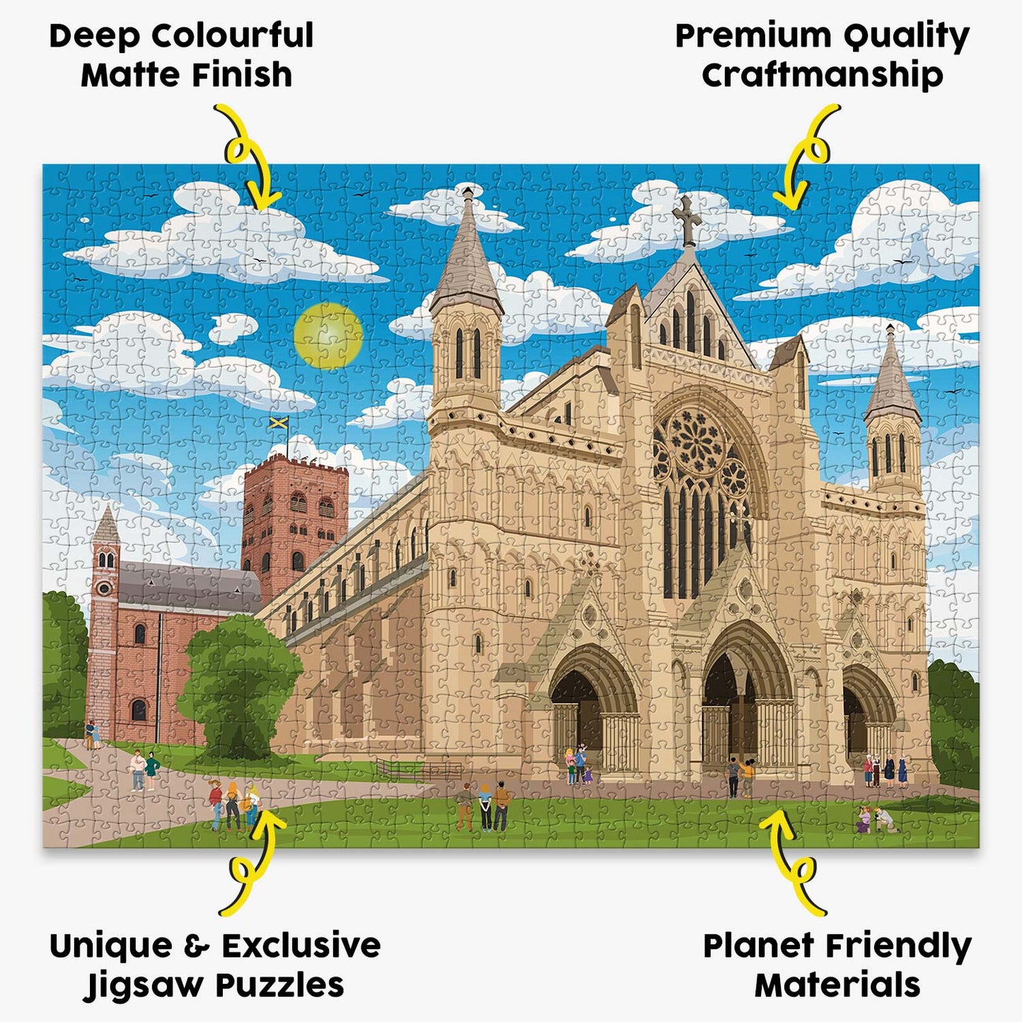 St Albans Cathedral Puzzle (1000 pcs)