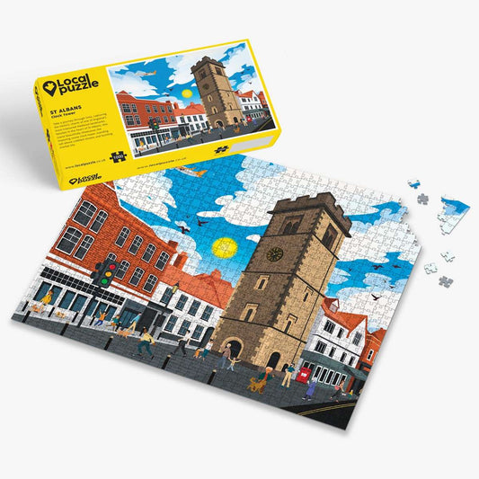 St Albans Clock Tower Puzzle - Bespoke Jigsaw Puzzles - Local Puzzle 
