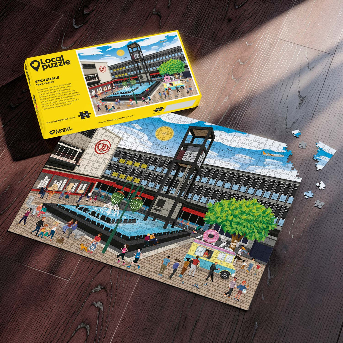 Stevenage Town Centre Puzzle (1000 pcs)