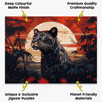 Sunset Puma Puzzle - Bespoke Jigsaw Puzzles - Local Puzzle 